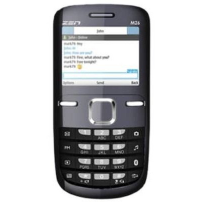 Back Panel Cover for Zen M26 Shortcut - Black