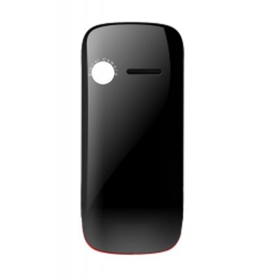 Back Panel Cover For Zen X1 Black Red - Maxbhi.com