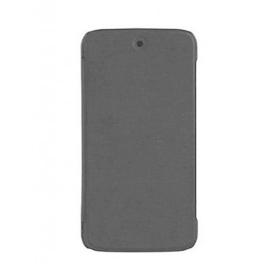 Flip Cover For Karbonn Android One Sparkle V Grey By - Maxbhi.com