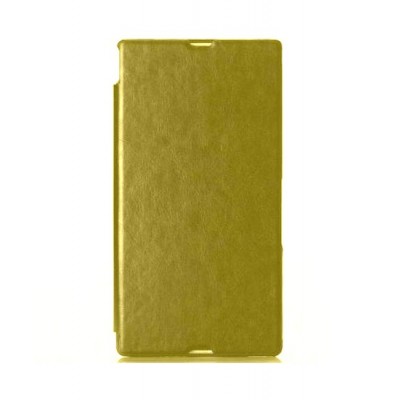 Flip Cover For Sony Xperia T2 Ultra Dual Sim D5322 Gold By - Maxbhi.com