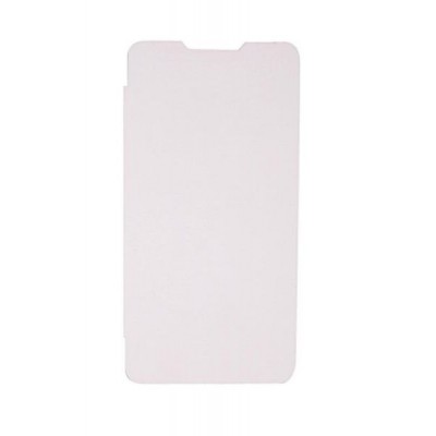 Flip Cover For Lava Iris 504q White By - Maxbhi.com