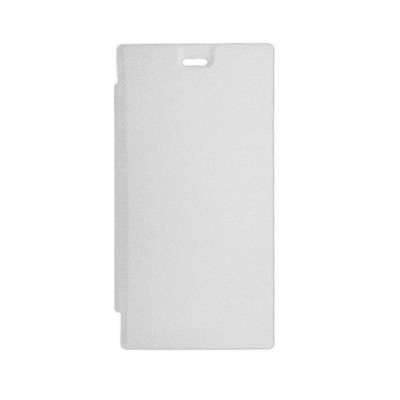 Flip Cover For Micromax Canvas Xpress 4g Q413 White By - Maxbhi.com