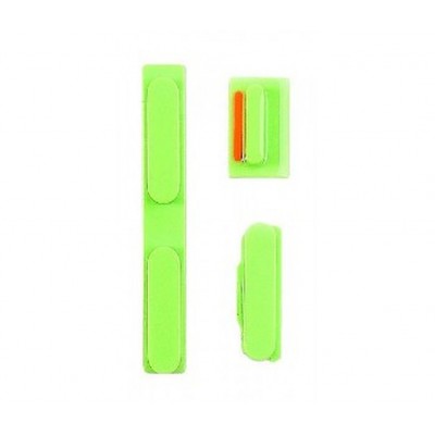 Power Button Outer for Apple iPhone 5c Green - Plastic On Off Switch