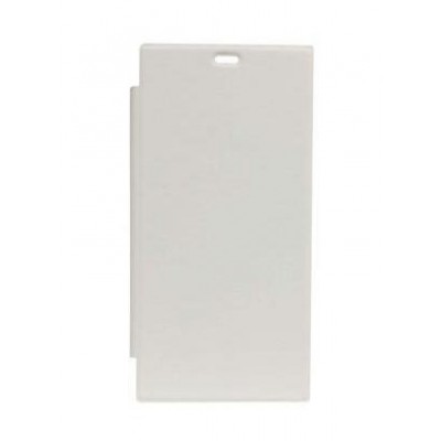 Flip Cover For Gionee Elife E7 White By - Maxbhi.com