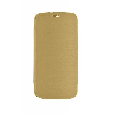 Flip Cover For Micromax Canvas Gold A300 Gold By - Maxbhi.com