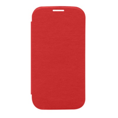 Flip Cover For Intex Aqua Curve Red By - Maxbhi.com