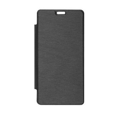 Flip Cover For Intex Aqua Star Black By - Maxbhi.com