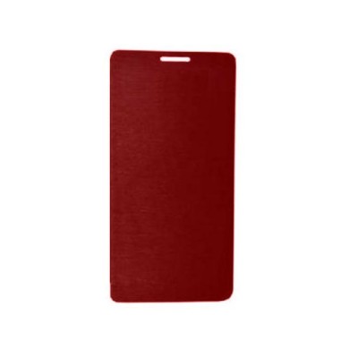 Flip Cover For Micromax A76 Red By - Maxbhi.com