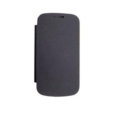 Flip Cover For Micromax Ninja A54 Black By - Maxbhi.com