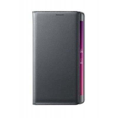 Flip Cover For Samsung Galaxy Note Edge Black By - Maxbhi.com