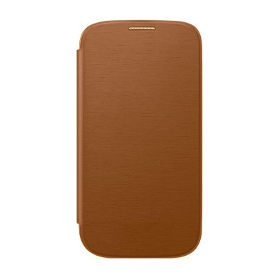 Flip Cover For Samsung Galaxy Note Ii N7105 Brown By - Maxbhi Com