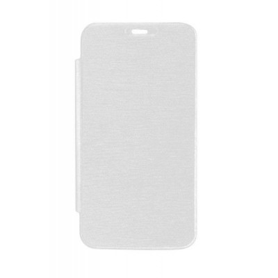 Flip Cover For Intex Aqua Young White By - Maxbhi.com