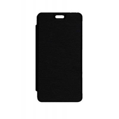 Flip Cover For Micromax Canvas Sliver 5 Q450 Black By - Maxbhi.com