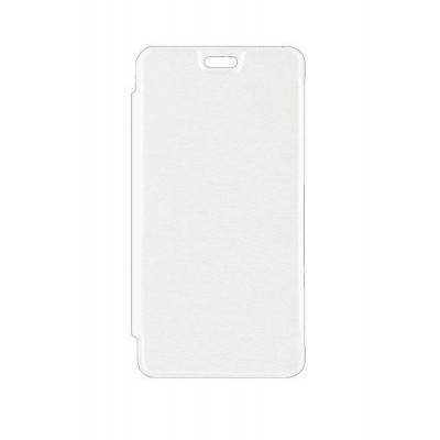 Flip Cover For Micromax Canvas Sliver 5 Q450 White By - Maxbhi.com