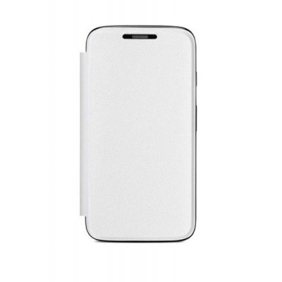 Flip Cover For Motorola Moto G 16gb White By - Maxbhi.com
