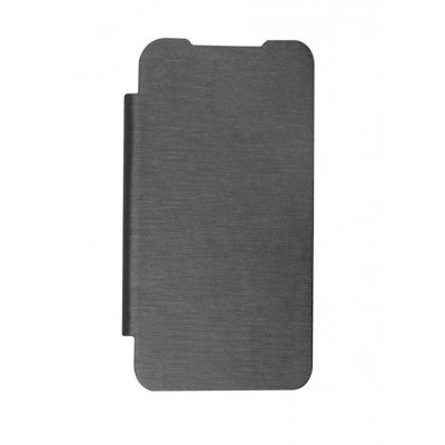 Flip Cover For Panasonic Eluga L2 Grey By - Maxbhi.com