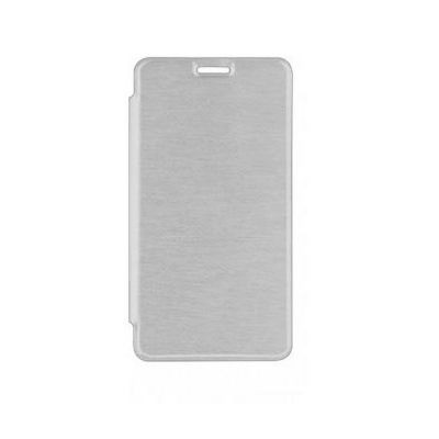 Flip Cover For Spice Stellar 526 Mi526 Silver By - Maxbhi.com