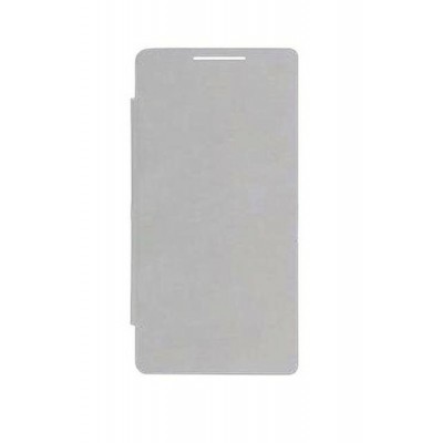 Flip Cover For Spice Xlife 405 Silver By - Maxbhi.com