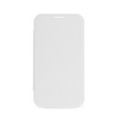 Flip Cover For Iball Andi 4u Frisbee White By - Maxbhi.com
