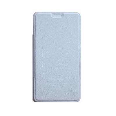 Flip Cover For Lava Iris Fuel F1 White By - Maxbhi.com