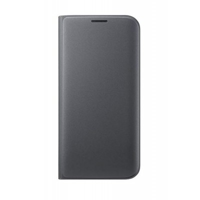 Flip Cover For Samsung Galaxy S7 Edge Black By - Maxbhi.com