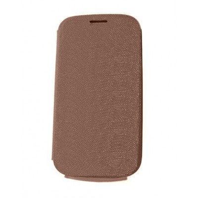 Flip Cover For Samsung Galaxy S Iii I747 Brown By - Maxbhi.com