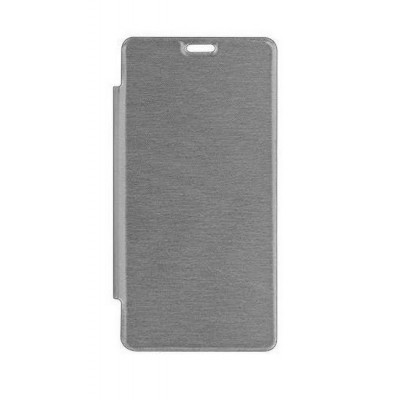 Flip Cover For Intex Aqua Hd Grey By - Maxbhi.com