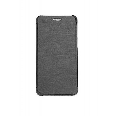 Flip Cover For Intex Aqua Q7 Pro Grey By - Maxbhi.com