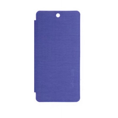 Flip Cover For Micromax Canvas Selfie 3 Q348 Blue By - Maxbhi.com