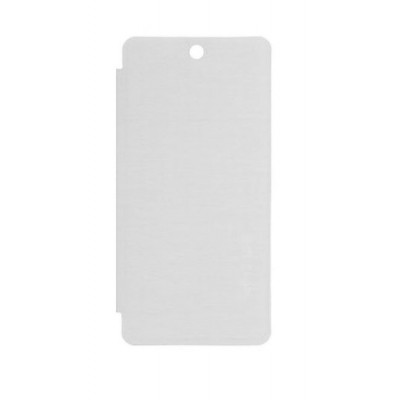 Flip Cover For Micromax Canvas Selfie 3 Q348 White By - Maxbhi.com