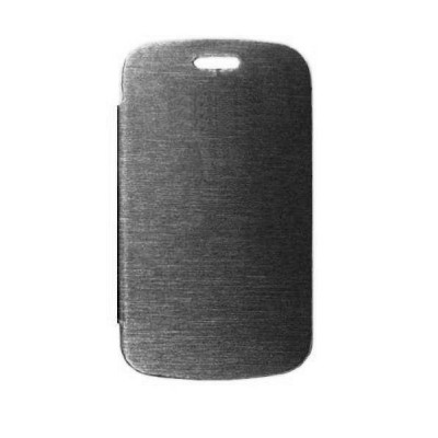Flip Cover For Samsung Galaxy Mini 2 S6500 Grey By - Maxbhi.com