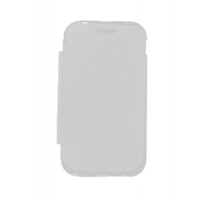 Flip Cover For Alcatel Ot990 White By - Maxbhi.com