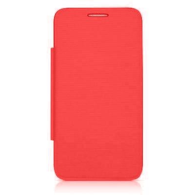 Flip Cover For Alcatel Pop D5 Red By - Maxbhi Com