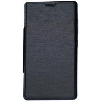 Flip Cover for Haier M600 Black Pearl - White