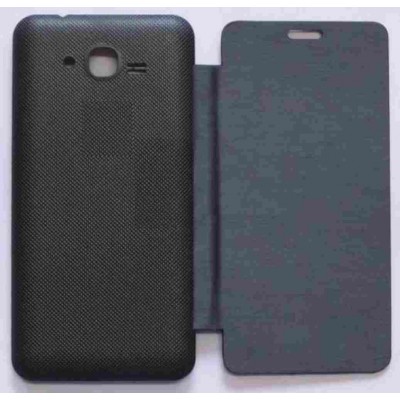 Flip Cover for Micromax A70 - Black