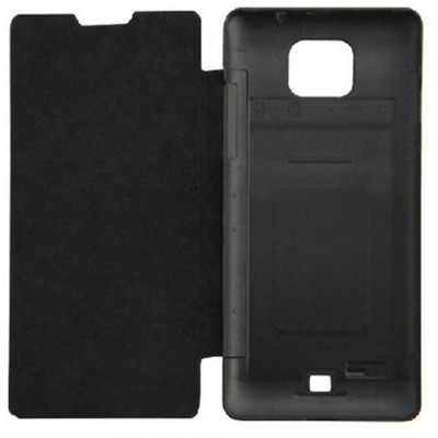 Flip Cover for Micromax Q55 Bling - White