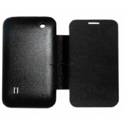 Flip Cover for Micromax X500 - Black