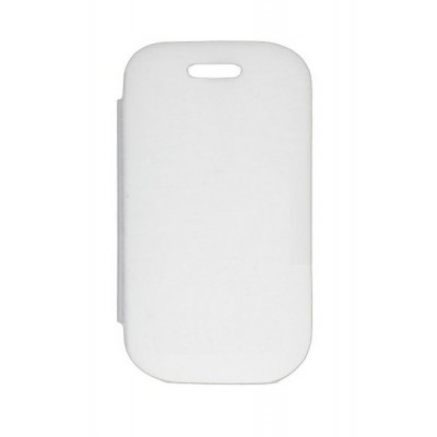 Flip Cover For Nokia Asha 200 White By - Maxbhi Com