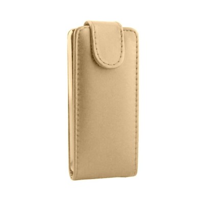 Flip Cover For Nokia Asha 302 Golden By - Maxbhi Com