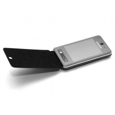 Flip Cover for Samsung F480 - Silver