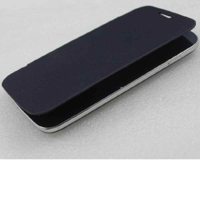 Flip Cover for Celkon C208 - Black