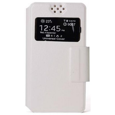 Flip Cover for G-Fone 571 - White