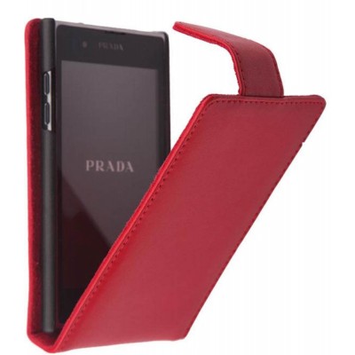 Flip Cover for LG Prime GS390 - Grey & Black