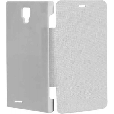 Flip Cover for Micromax ColourTech C100 - White