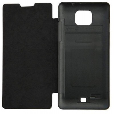 Flip Cover for Micromax Q3 Plus - Black