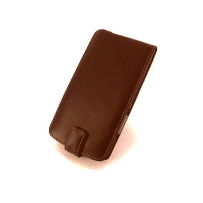 Flip Cover For Mvl Mobiles G12 Brown By - Maxbhi Com