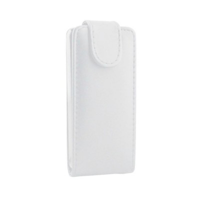 Flip Cover For Onida G248 White By - Maxbhi Com