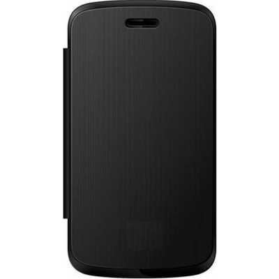 Flip Cover for Spice Mi-350n - Black