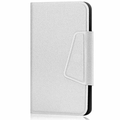 Flip Cover for Videocon A20 - Silver