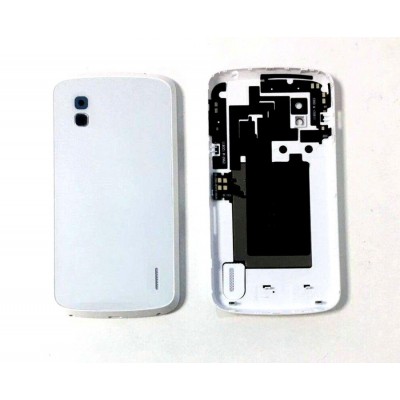 Back Panel Cover For Lg Nexus 4 E960 White - Maxbhi Com